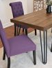 Ashford 7-Piece Dining Set, Hairpin Dining Table with 6 Chairs, 4 Color Options