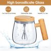 Electric Mixing Mug 400ML High Speed Mixing Cup USB Rechargeable Self String Mug IP67 Waterproof One Button Start for Coffee Milk Protein Powder Egg
