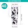 40oz 5D cowprint Insulated Tumbler With Handle And Straw Lid Portable Large Capacity water bottle, Heat preservation,304 Stainless Steel Cup For Outdo